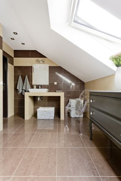 Attic Bathroom Installation in Lewisville